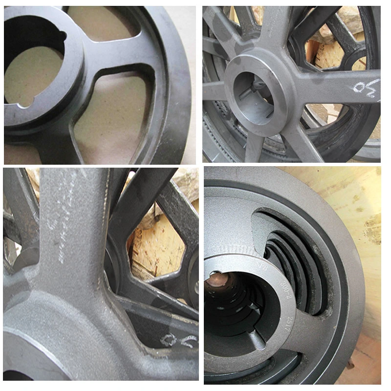 Ductile Iron Cast Iron Surface Phosphate Belt Wheel Spz 1200