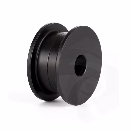 Poulie de poulie en nylon plastique / ABS / POM (acétal et derlin)