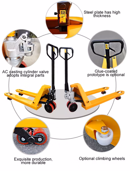 2500kg chariot à transpalette manuel hydraulique 3 tonnes prix fournisseur de la Chine à vendre