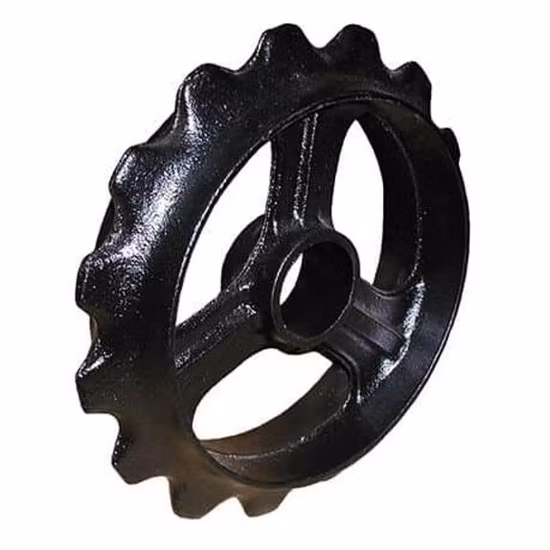 Roue spéciale de roue de fonte adaptée aux besoins du client par moulage au sable de fonte pour l'équipement d'élevage