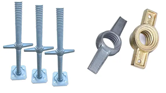 Cadre d'échafaudage Accessoires d'échafaudage réglable Roulette