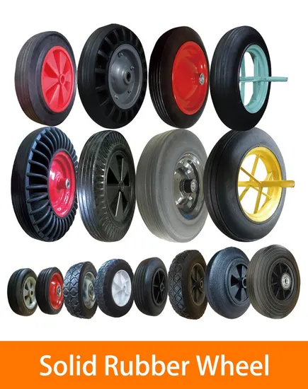 Hot Sale 6 pouces petites roues en caoutchouc pour chariot en acier