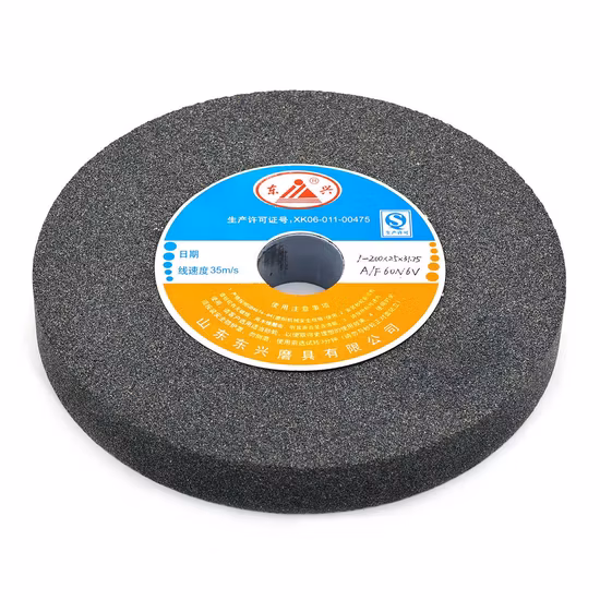 Pierre céramique vitrifiée abrasive oxyde d'aluminium corindon vert carbure de silicium Centerless surface de vilebrequin meule de banc pour fonte
