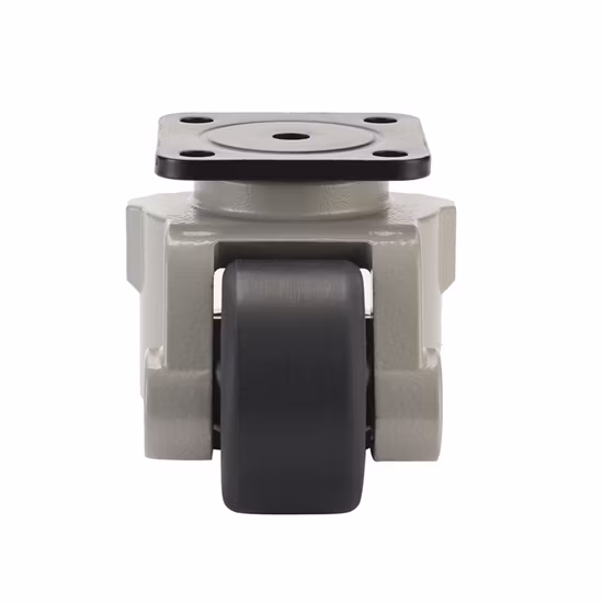Js80f 500kgs Roulette de roue réglable de nivellement en nylon robuste